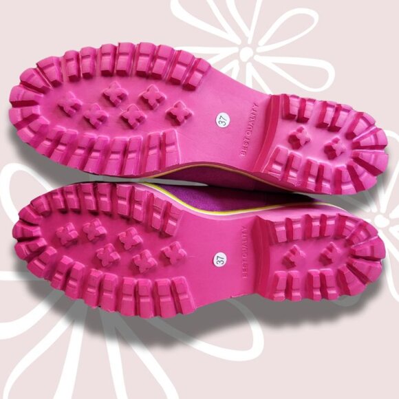 GIROTTI NWT Suede Leather Chelsea Boots Pink Size 37 EU Size 6 to 6.5 US - Picture 4 of 10